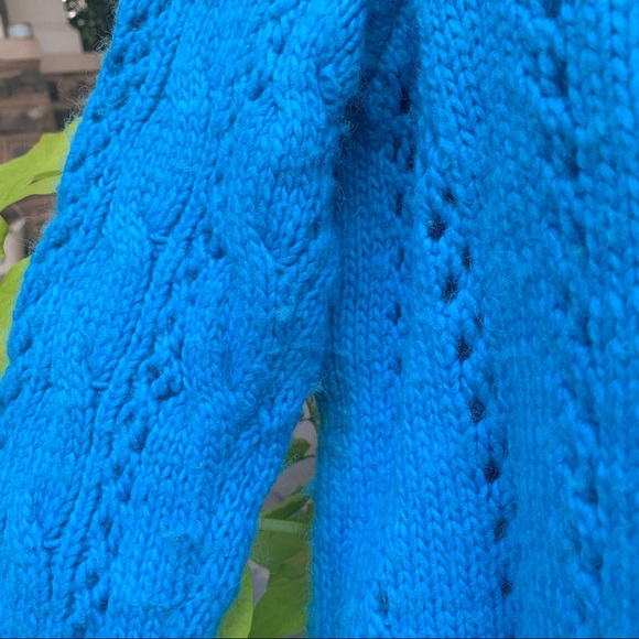 Hollister Bright Aqua Knit Sweater - Picture 4 of 5